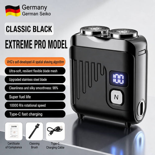 German Precision Waterproof Pocket Shaver