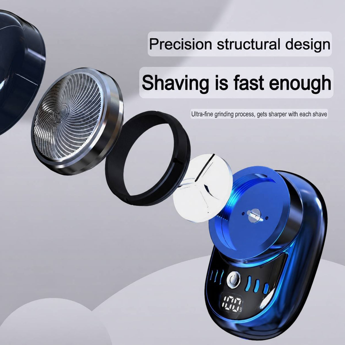 German Precision Waterproof Pocket Shaver