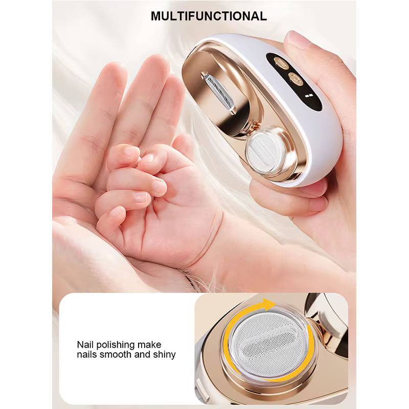 Automatic Electric Nail Clipper & Polisher for Adults & Kids