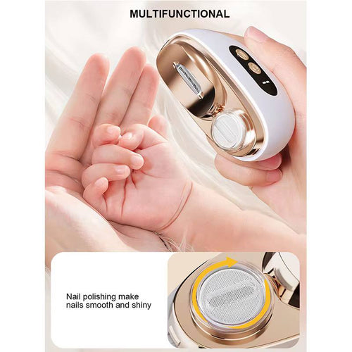 Automatic Electric Nail Clipper & Polisher for Adults & Kids
