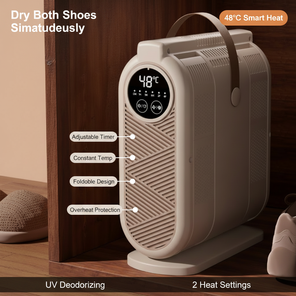 Shoe Dryer with English Text